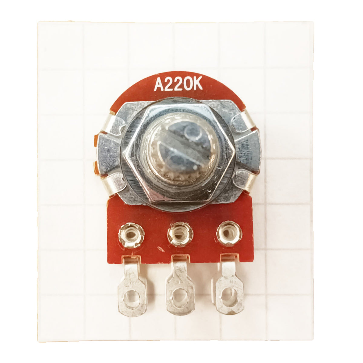 Stereo 16mm Logarithmic Potentiometer Solder Lug Splined Dual Log A SLST