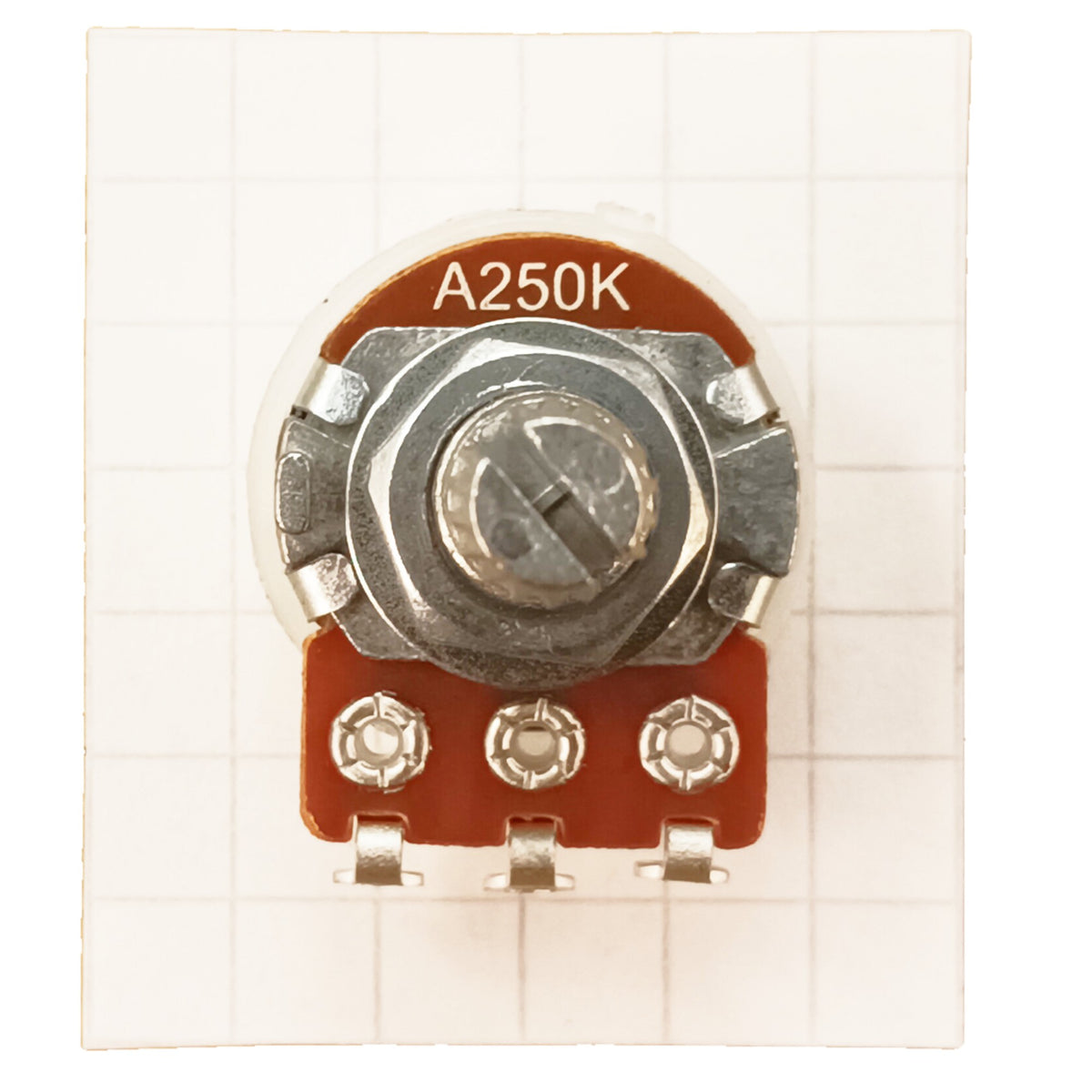 Log Potentiometer Solder Lug Splined 16mm Audio Logarithmic A T18SL