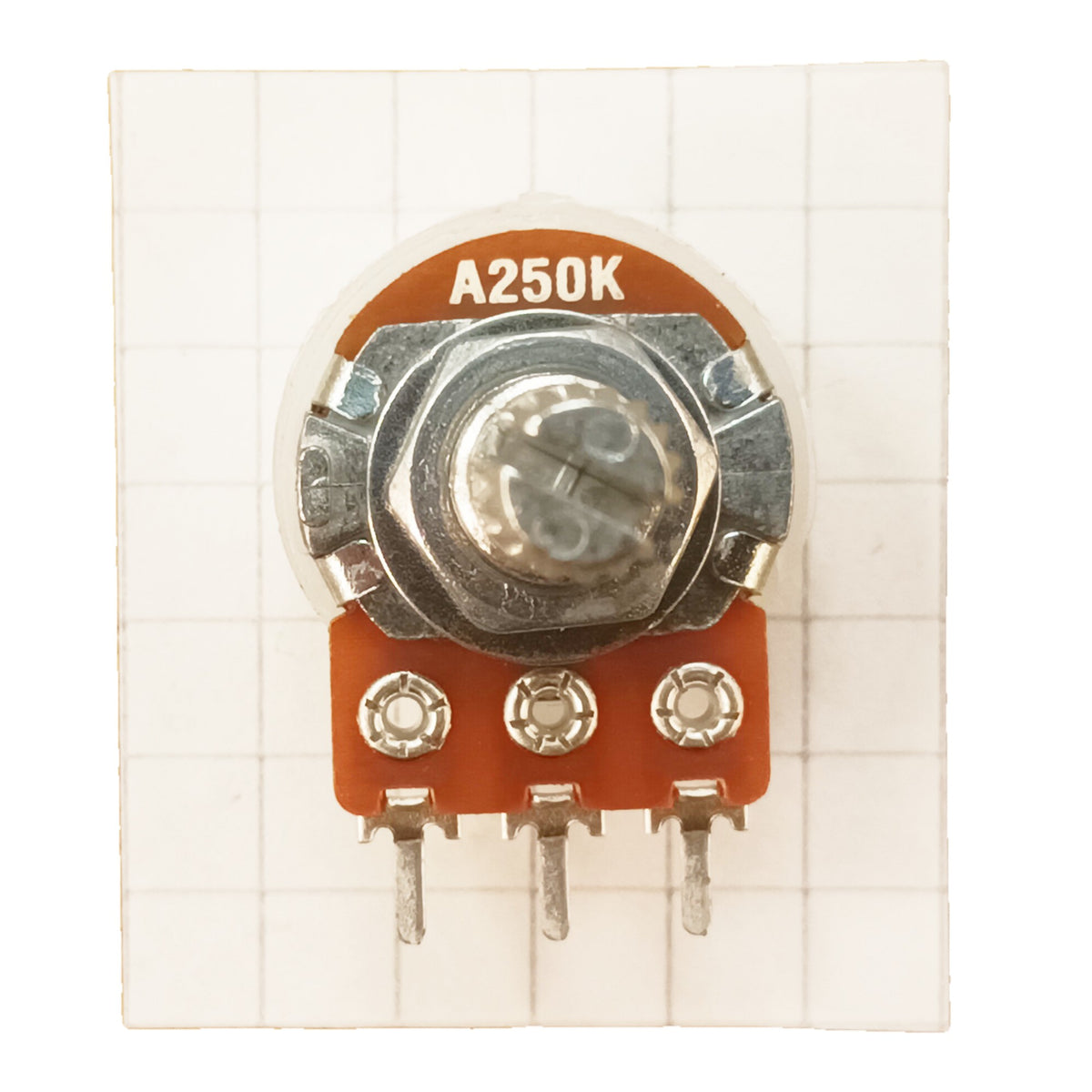 Audio Potentiometer 16mm Splined Shaft Log A BAS