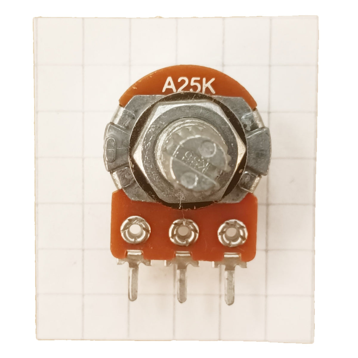Audio Potentiometer 16mm Splined Shaft Log A BAS