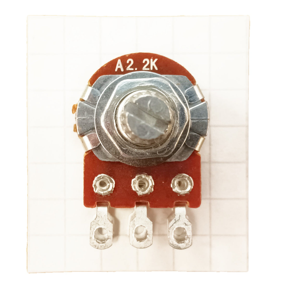 Stereo 16mm Logarithmic Potentiometer Solder Lug Splined Dual Log A SLST