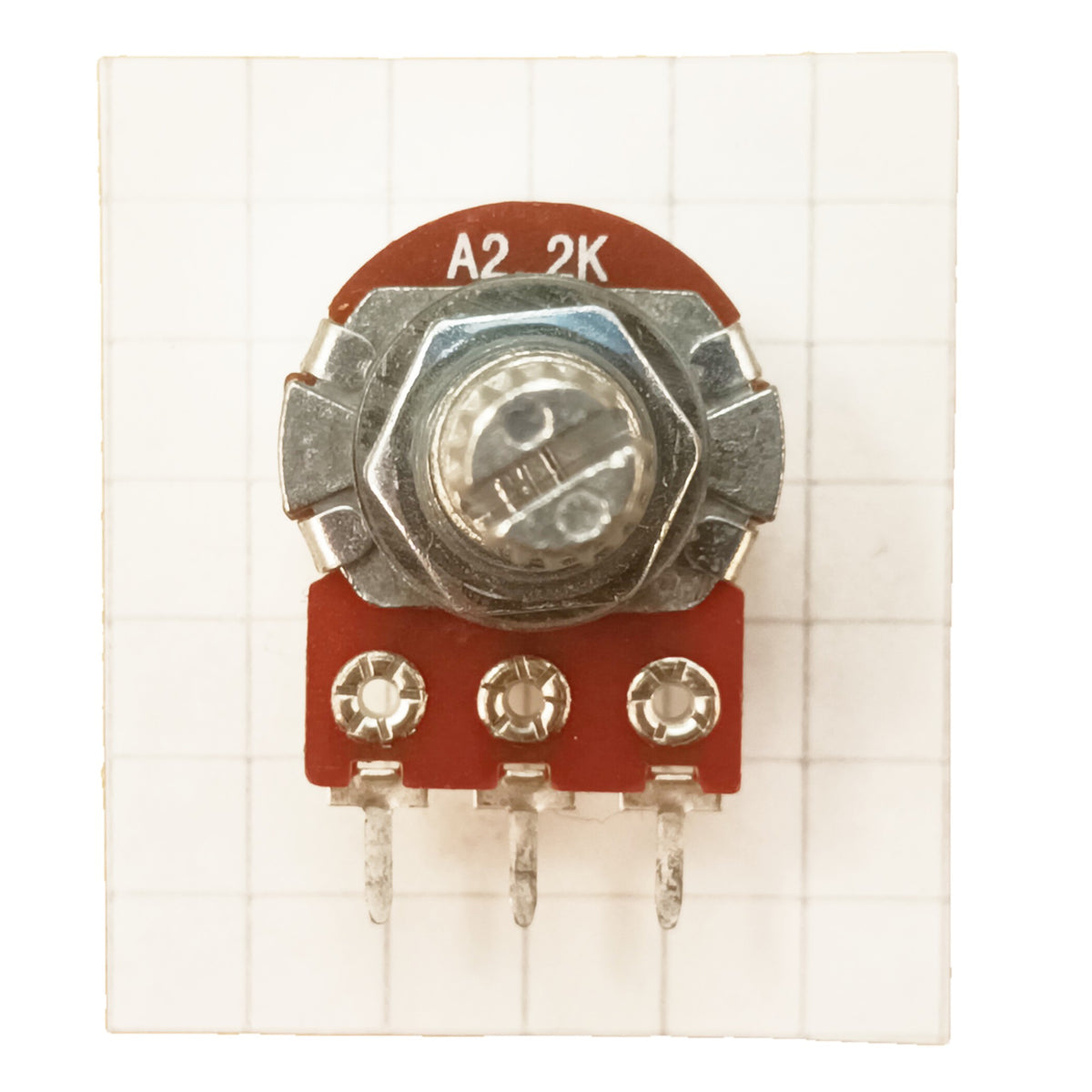 Audio Potentiometer 16mm Splined Shaft Log A BAS