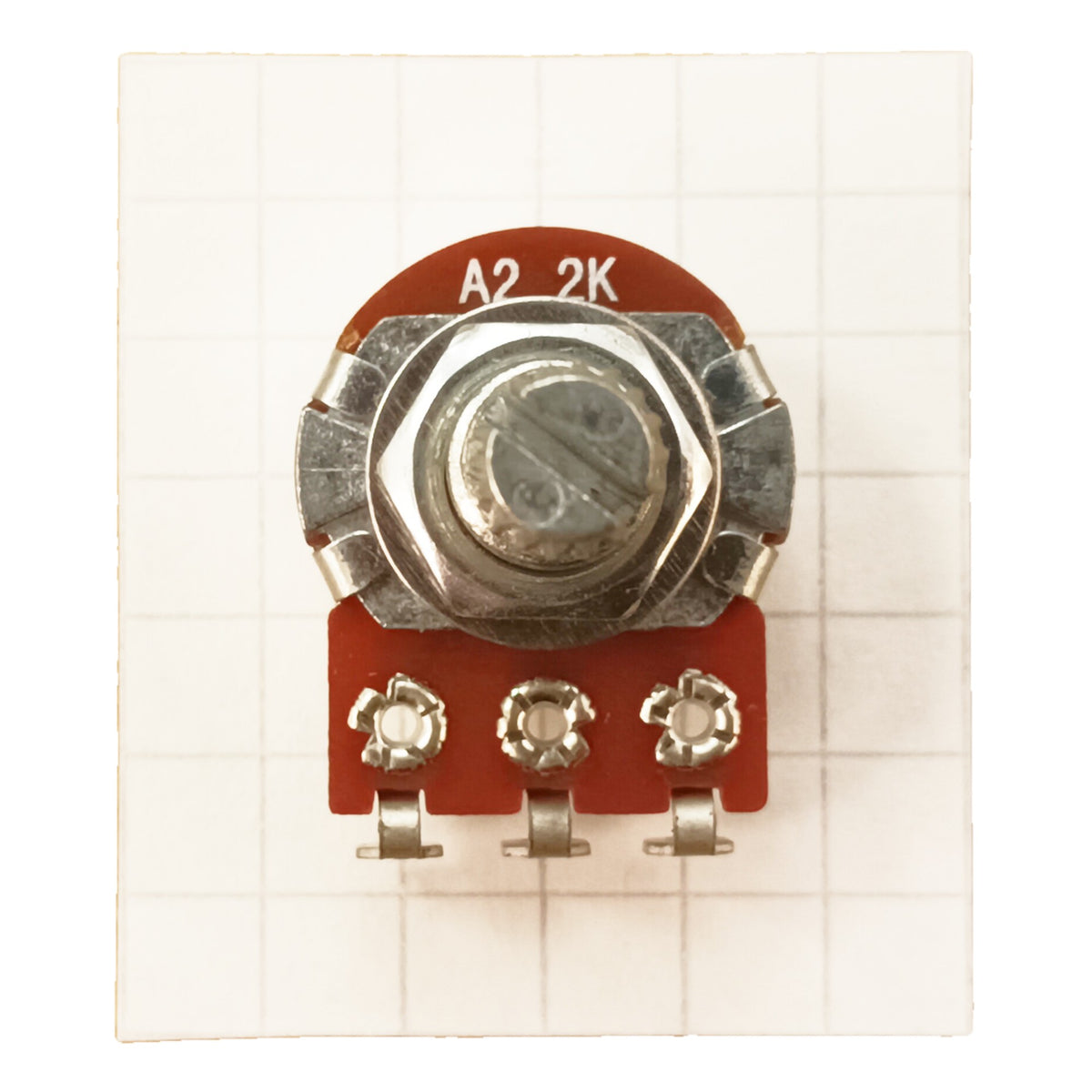 Log Potentiometer Solder Lug Splined 16mm Audio Logarithmic A T18SL