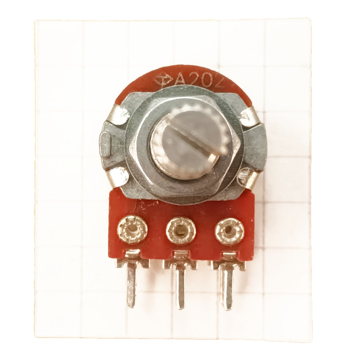 Switched Volume Potentiometer Single Mono 16mm Splined Audio Log A SW