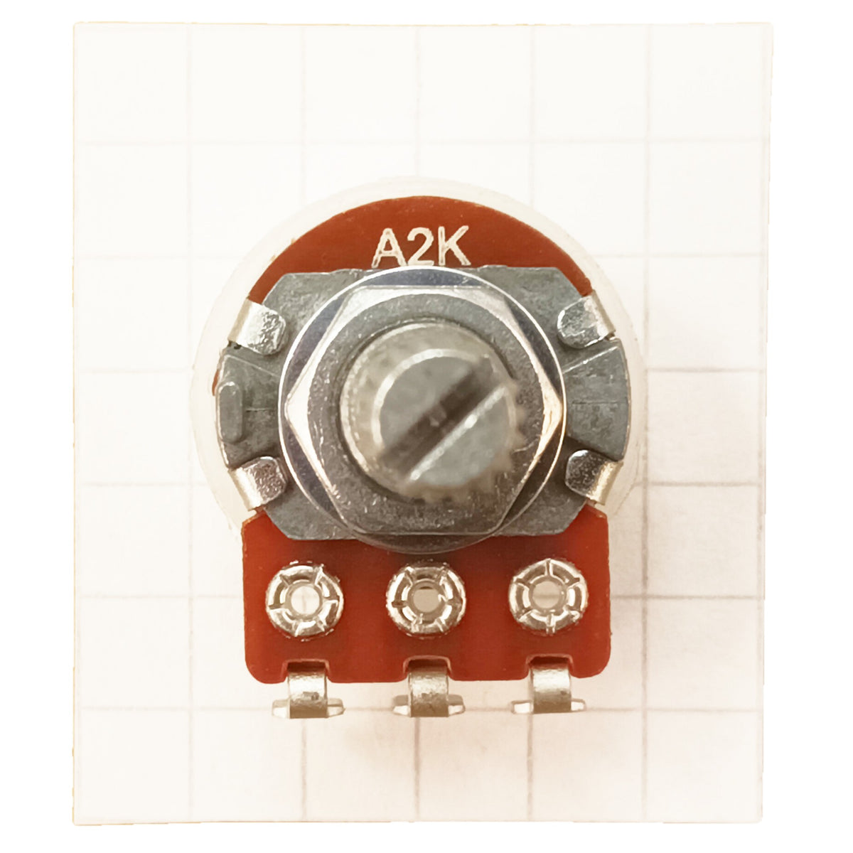 Log Potentiometer Solder Lug Splined 16mm Audio Logarithmic A T18SL