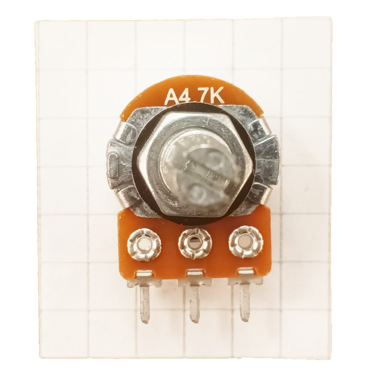 Audio Potentiometer 16mm Splined Shaft Log A BAS