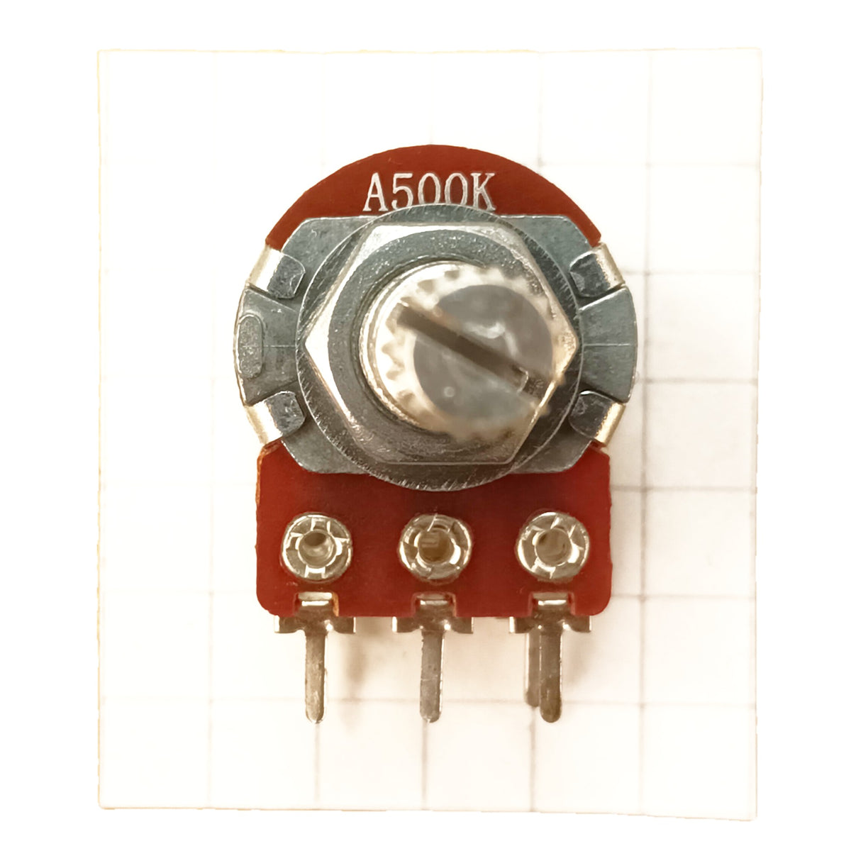 Switched Volume Potentiometer Single Mono 16mm Splined Audio Log A SW