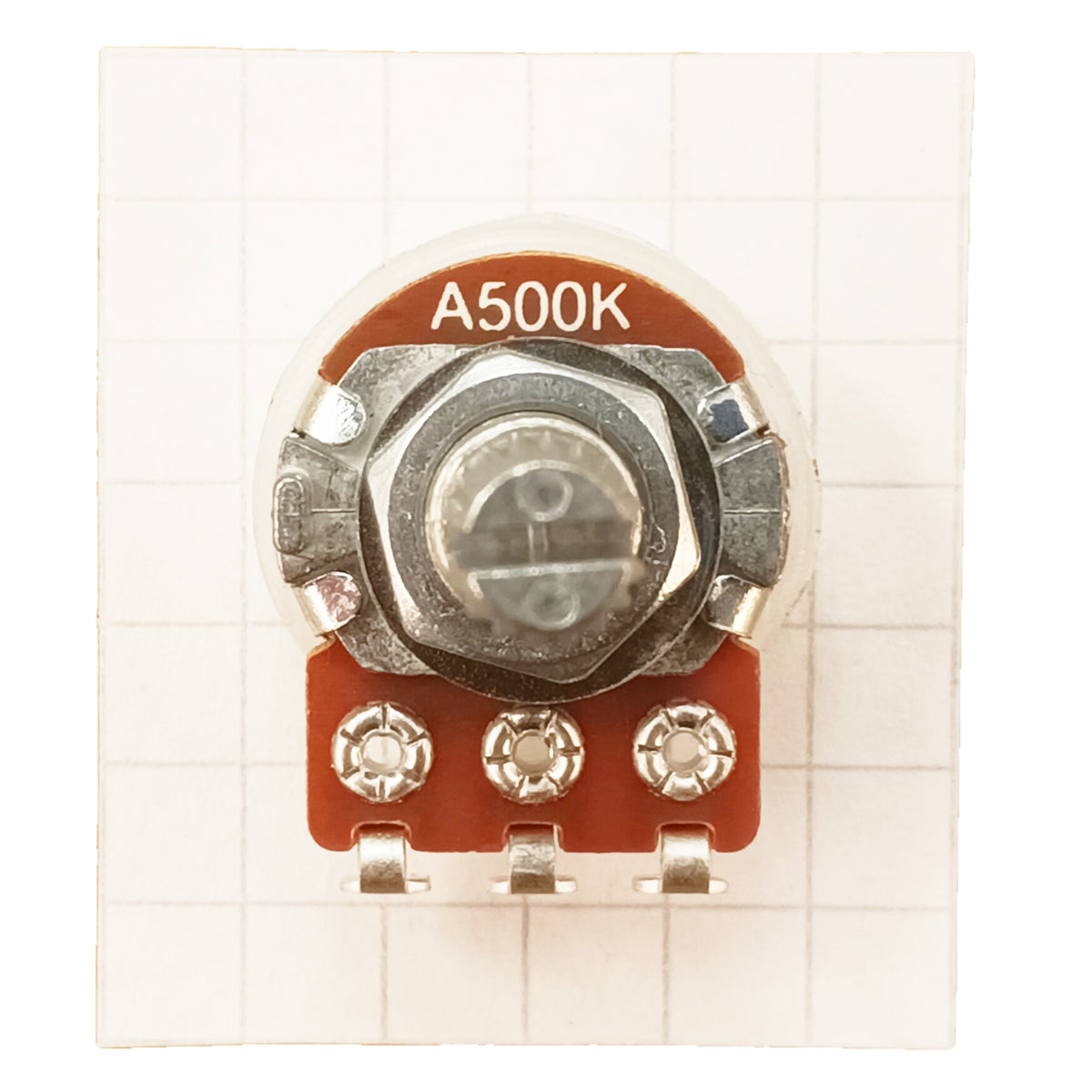 Log Potentiometer Solder Lug Splined 16mm Audio Logarithmic A T18SL