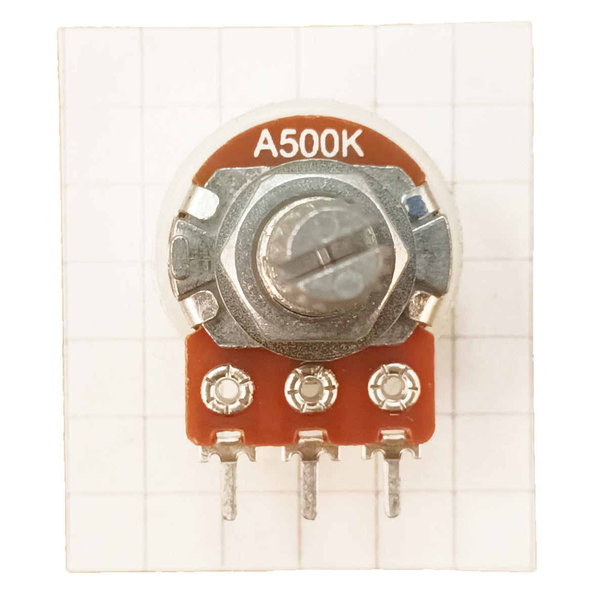 Audio Potentiometer 16mm Splined Shaft Log A BAS
