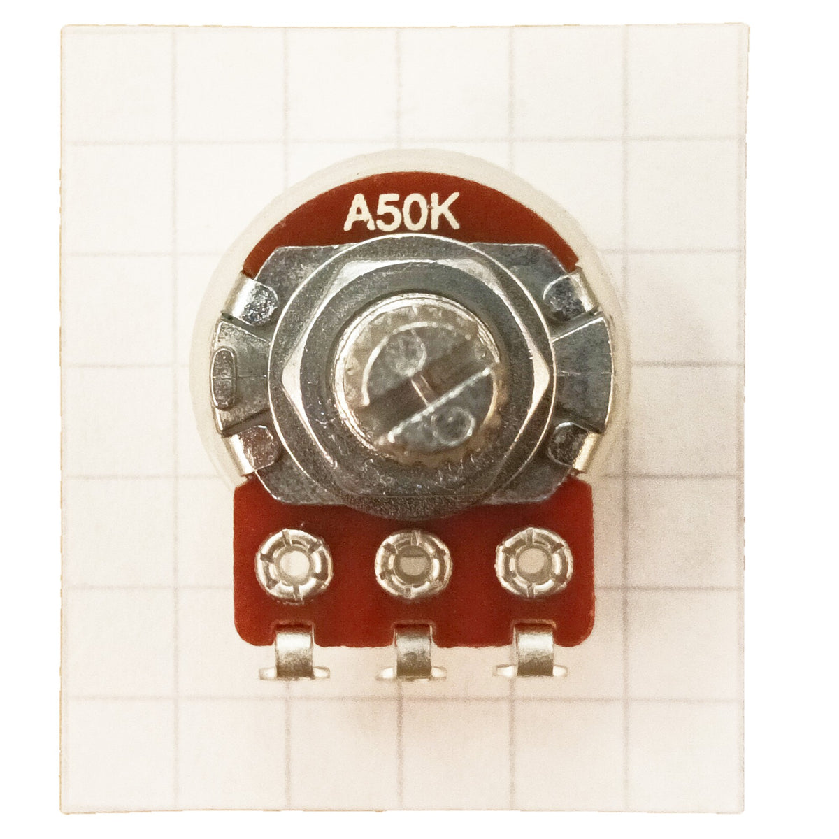 Log Potentiometer Solder Lug Splined 16mm Audio Logarithmic A T18SL
