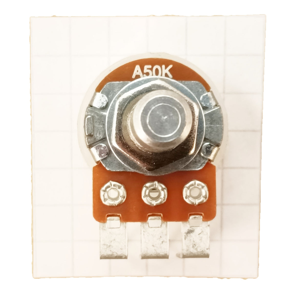 Logarithmic Potentiometer Control Vertical PCB Mount 6.3mm Round Shaft A VR63