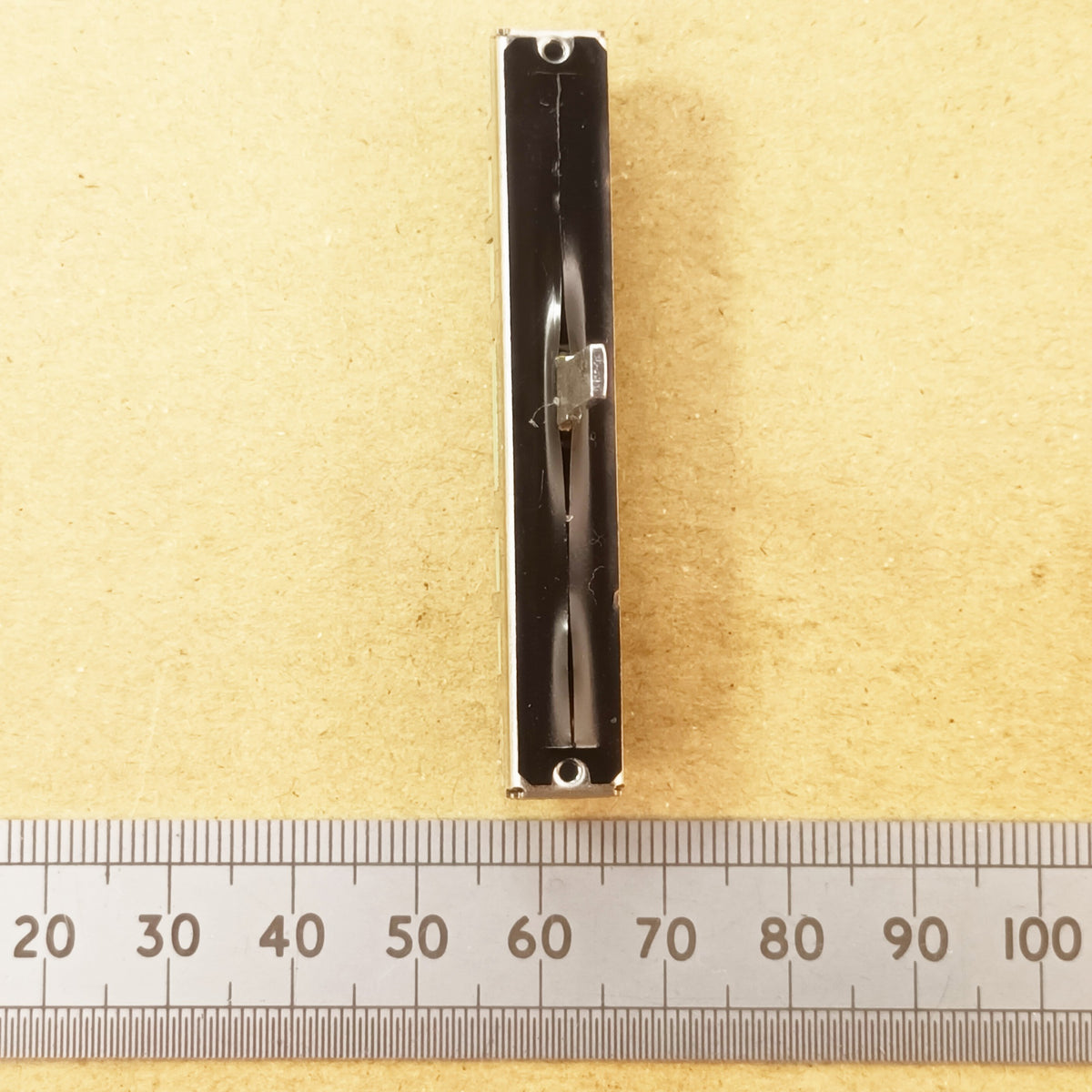 Stereo Slider 45mm Travel Dual Log Fader Potentiometer A50K 60mm Length