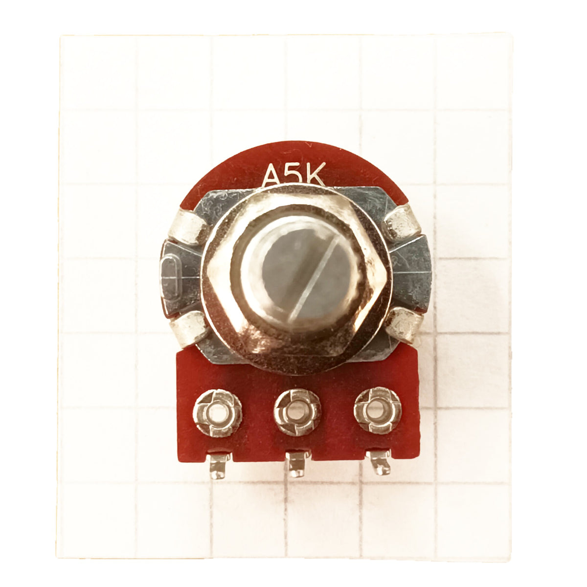 Potentiometer A5K 41 Detent 17mm Log 5K T18 Splined Shaft Multi Click T18RP41