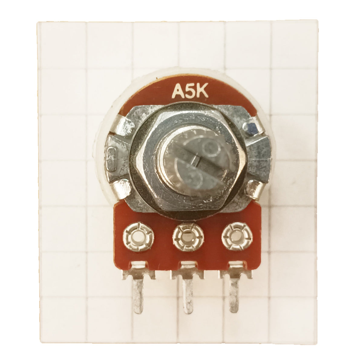 Audio Potentiometer 16mm Splined Shaft Log A BAS