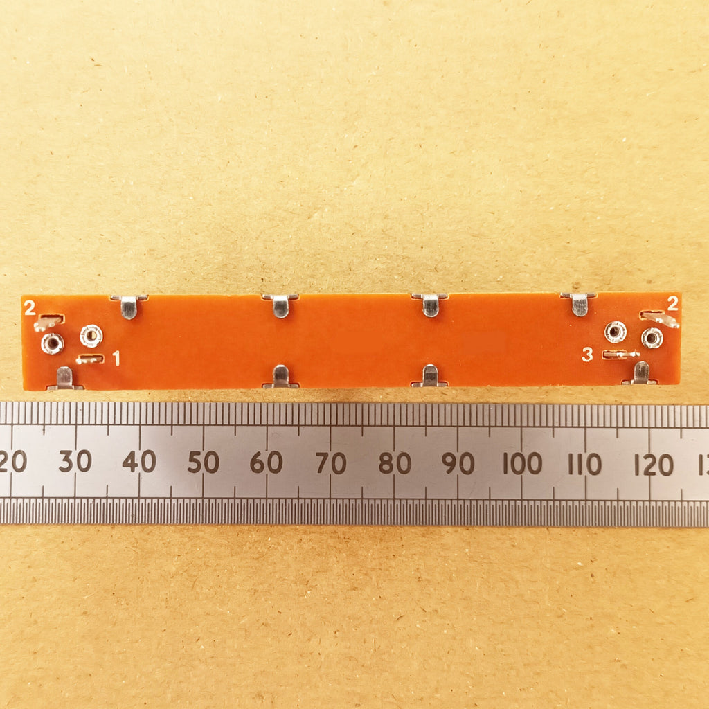 Slider Potentiometer 60mm Travel Fader, Logarithmic Linear & Antilog A B C AL60