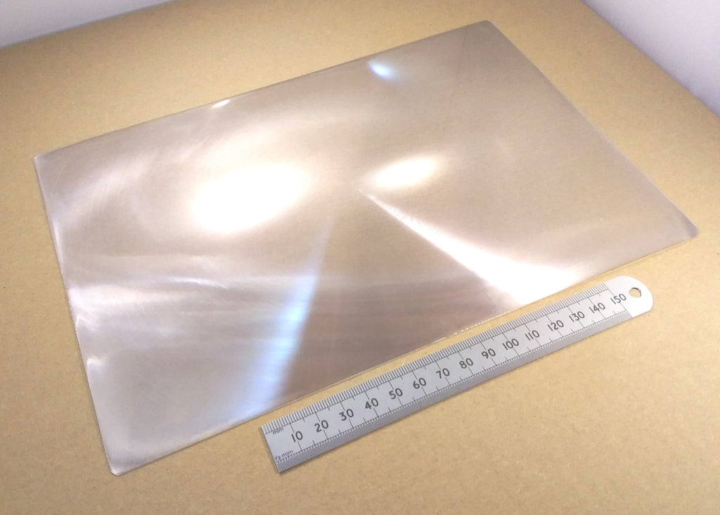 Large Fresnel Magnifying Lens Plastic Magnifier 260 X 177mm Solar Firelighter