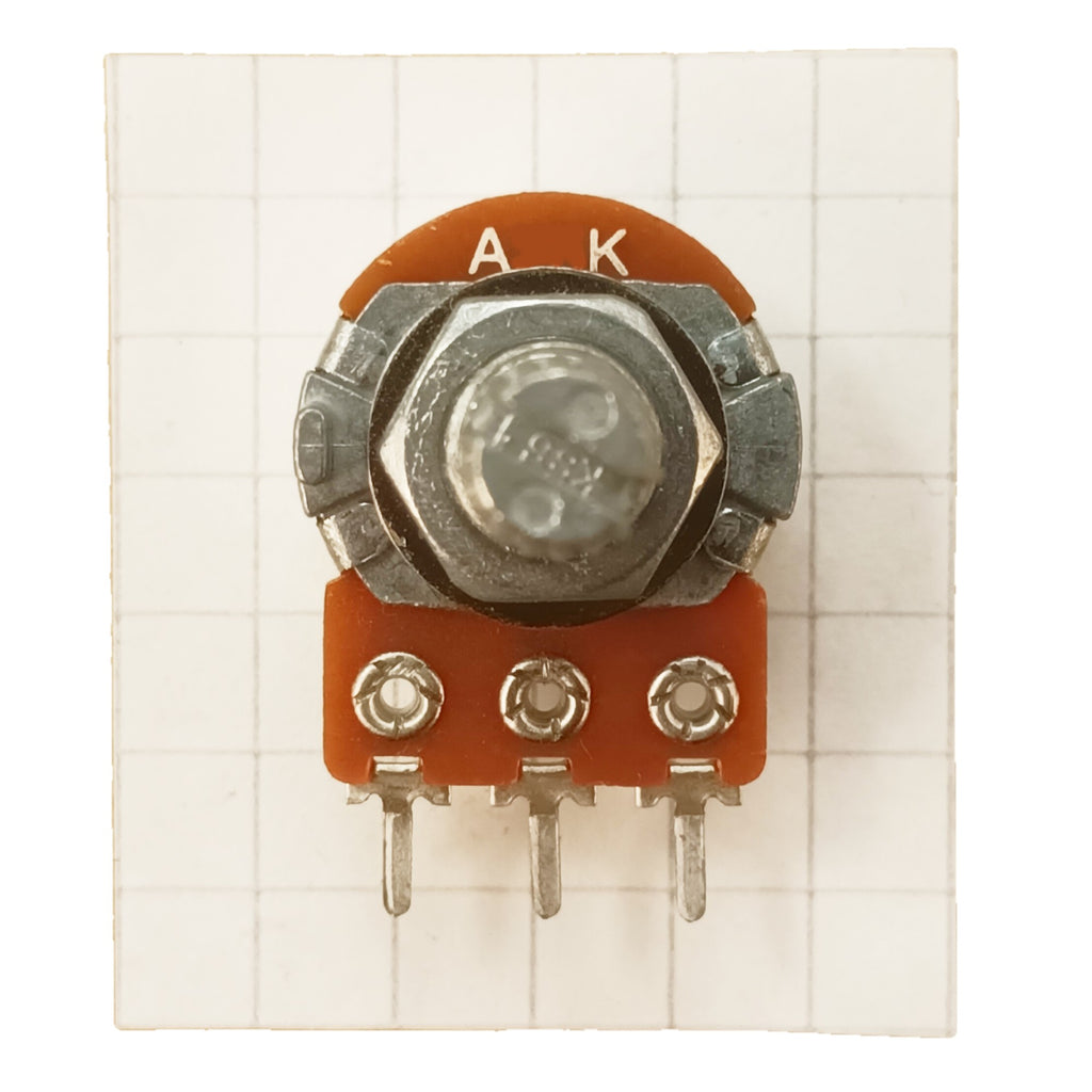 Audio Potentiometer 16mm Splined Shaft Log A BAS