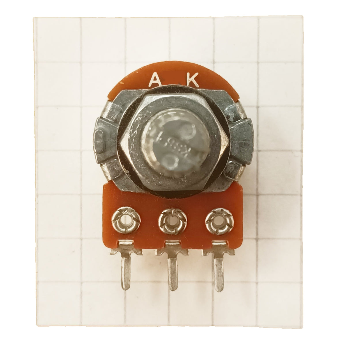 Audio Potentiometer 16mm Splined Shaft Log A BAS