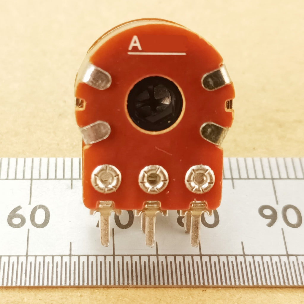 Dual Centre Click Potentiometer Stereo Detent Logarithmic Splined Shaft A DD