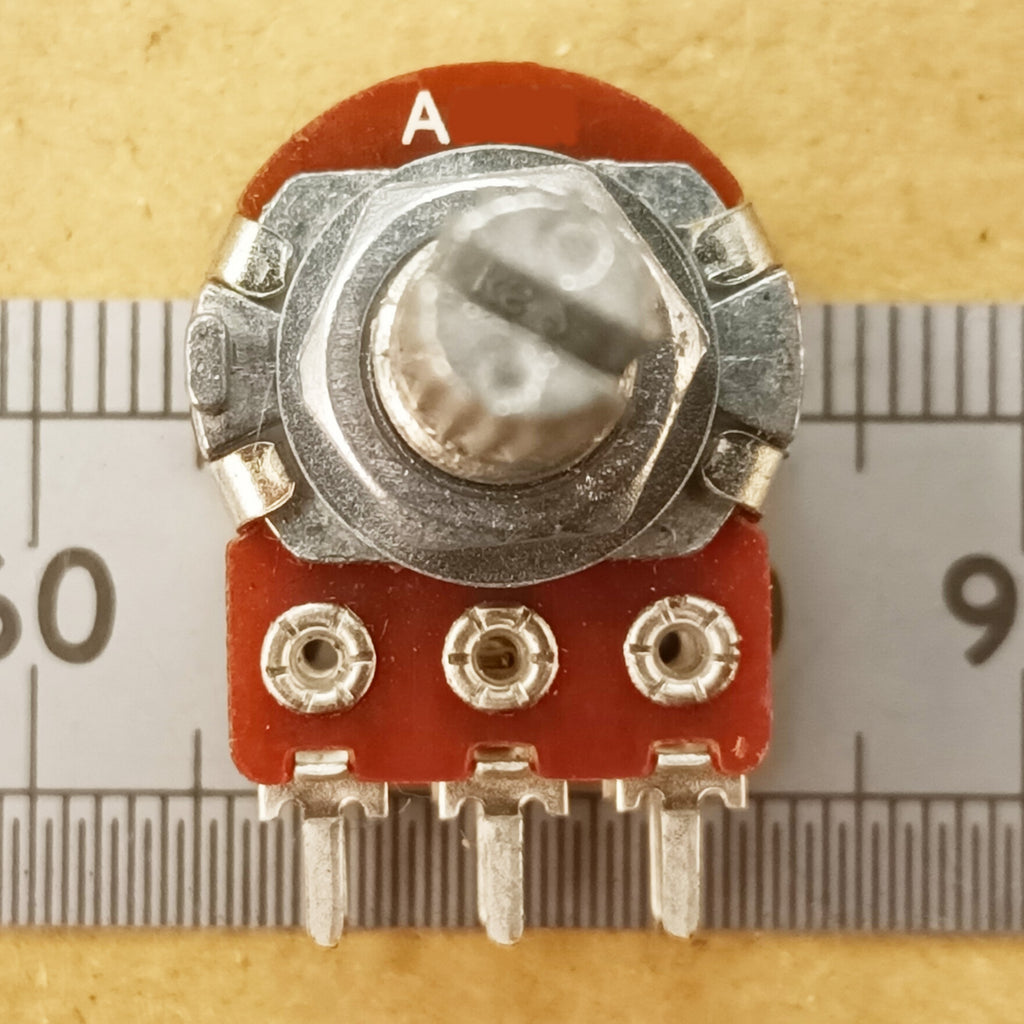 Dual Centre Click Potentiometer Stereo Detent Logarithmic Splined Shaft A DD