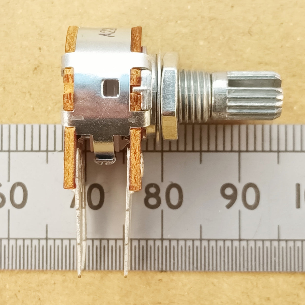Potentiometer Long Pin Stereo Splined Audio Logarithmic Volume A Track Pot LPST