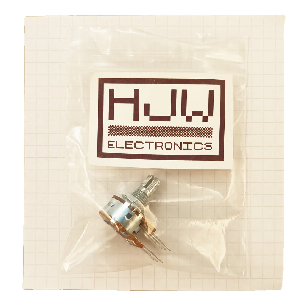 Potentiometer Long Pin Stereo Splined Audio Logarithmic Volume A Track Pot LPST