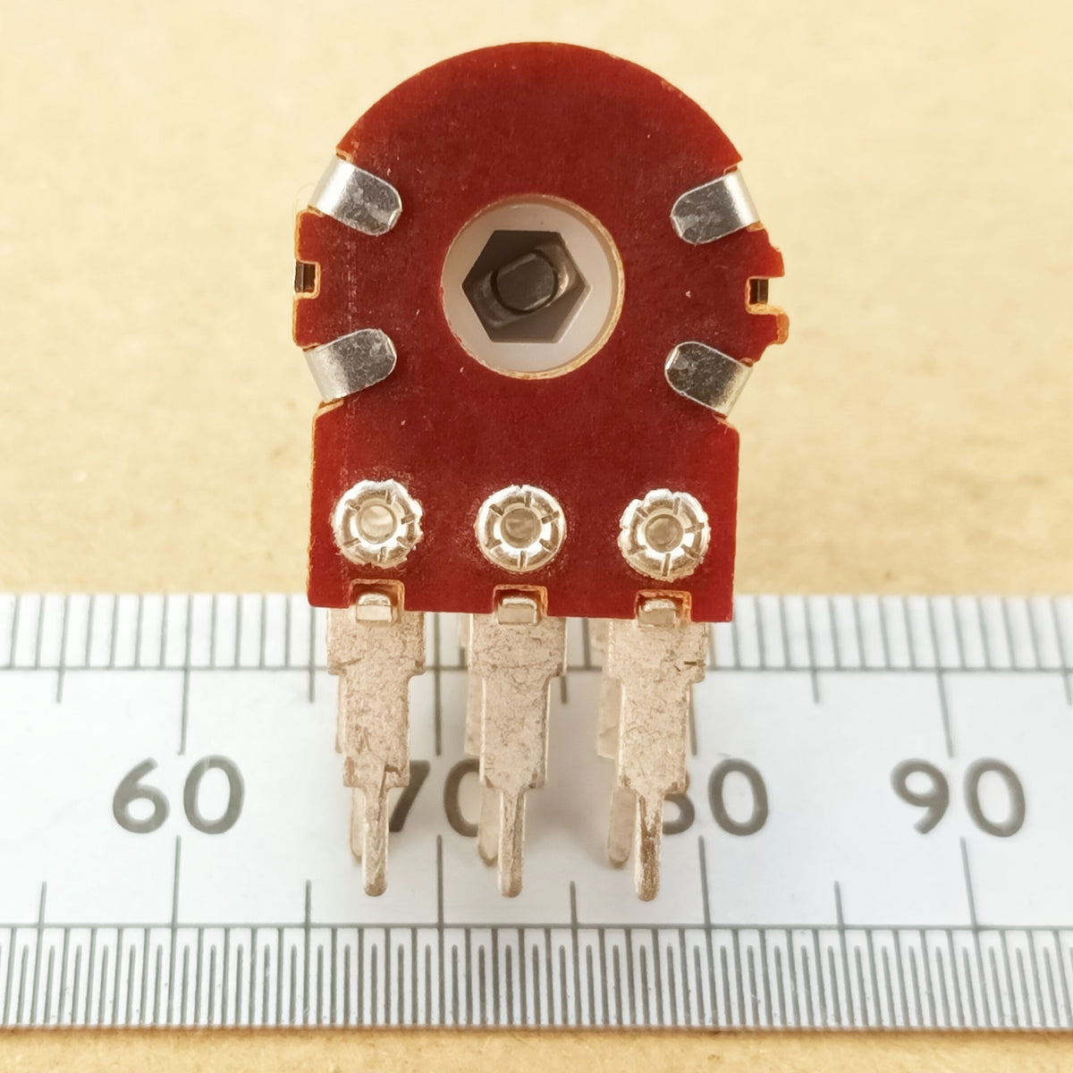 Potentiometer Long Pin Stereo Splined Audio Logarithmic Volume A Track Pot LPST