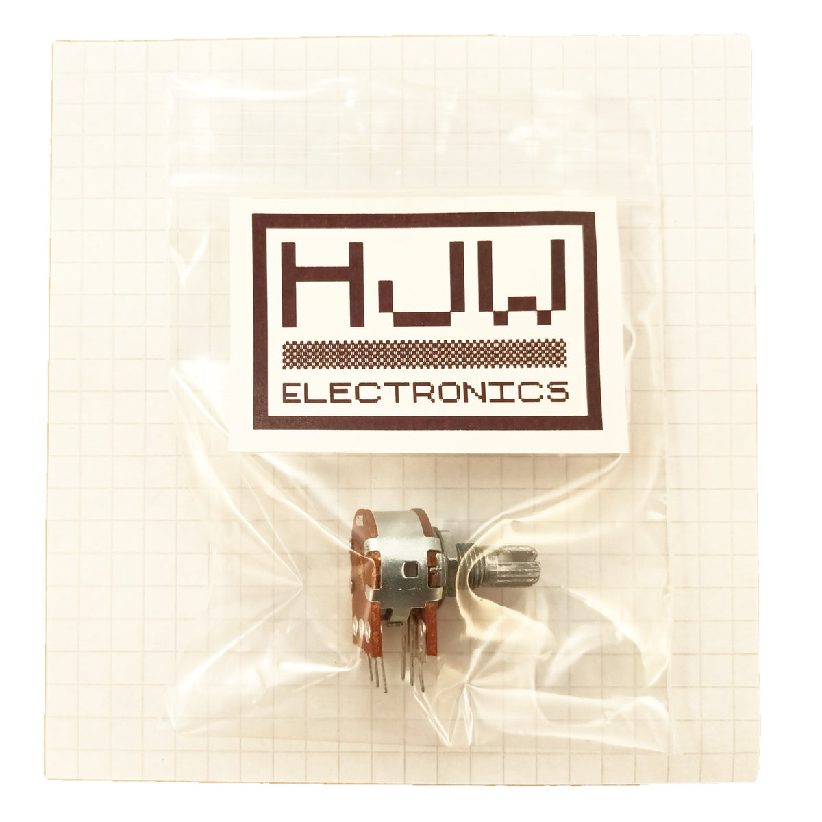 Dual Gang Potentiometer Logarithmic Audio Track Splined Shaft A ST