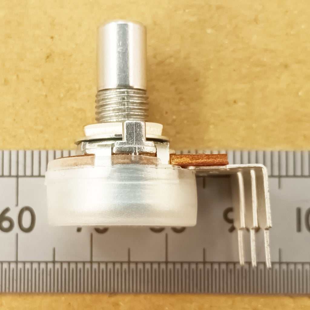 Logarithmic Potentiometer Control Vertical PCB Mount 6.3mm Round Shaft A VR63