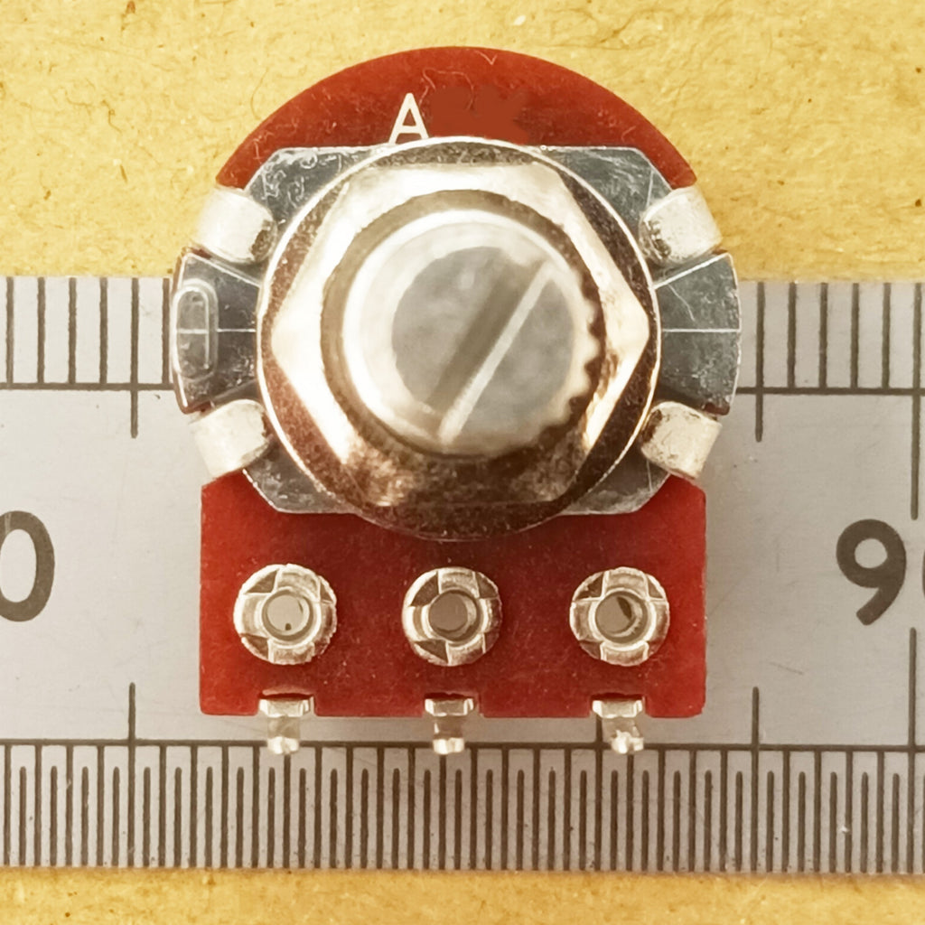 Potentiometer A5K 41 Detent 17mm Log 5K T18 Splined Shaft Multi Click T18RP41