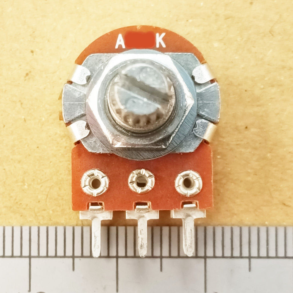 Dual Gang Potentiometer Logarithmic Audio Track Splined Shaft A ST