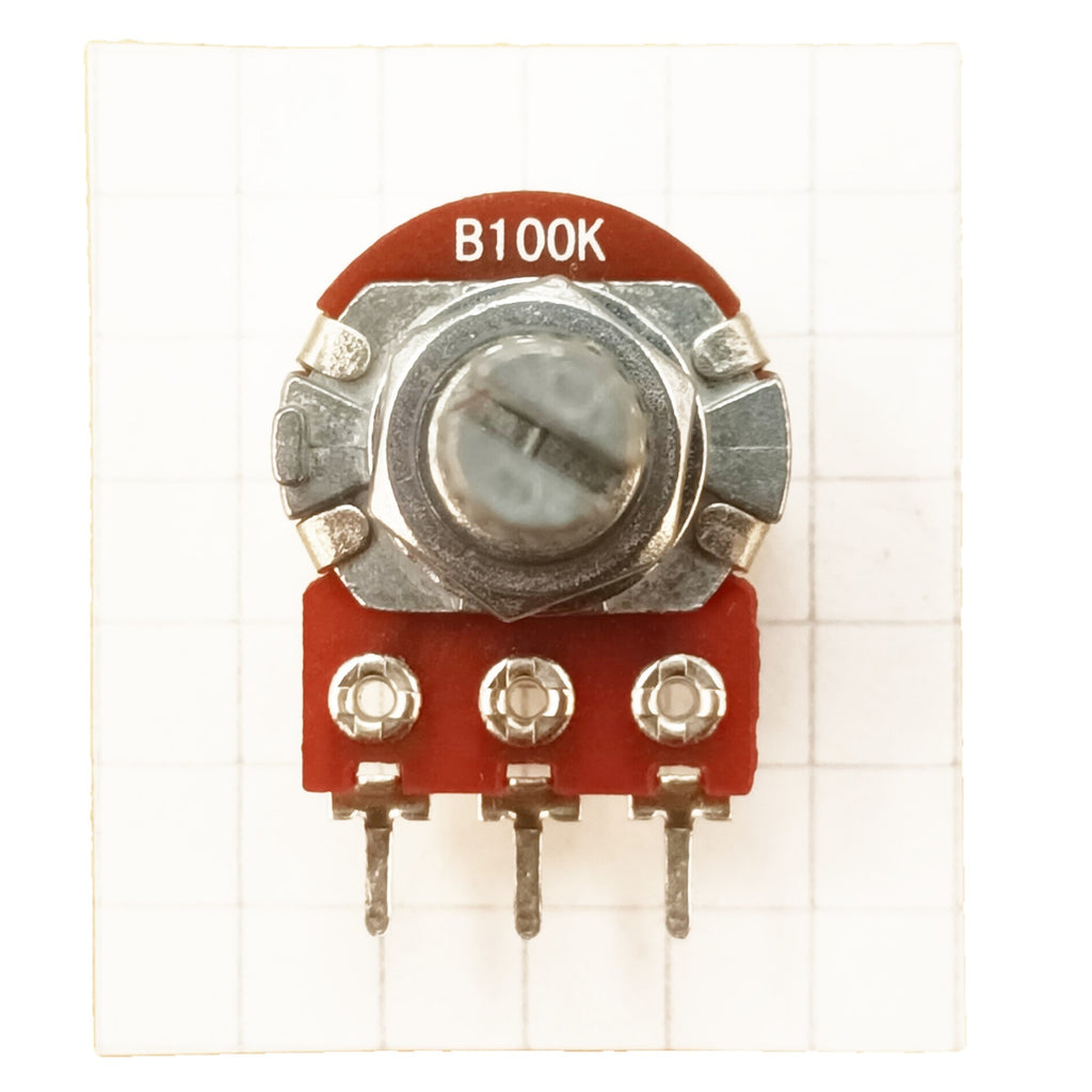 Centre Detent Click Pot, Splined Shaft Linear Potentiometer B