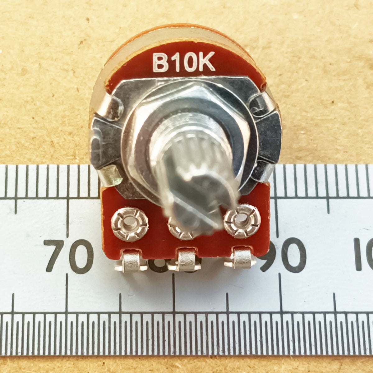 Switched Potentiometer Splined Shaft Solder Lugs Rear Switch B RSWL