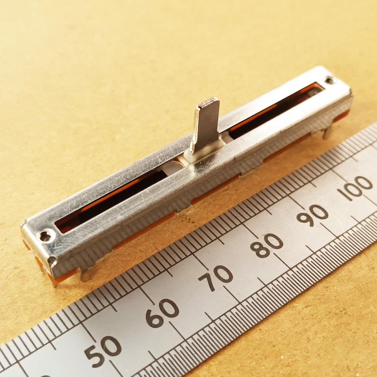 Stereo Slider 45mm Travel Dual Linear Fader Potentiometer B10K 60mm B10KX2