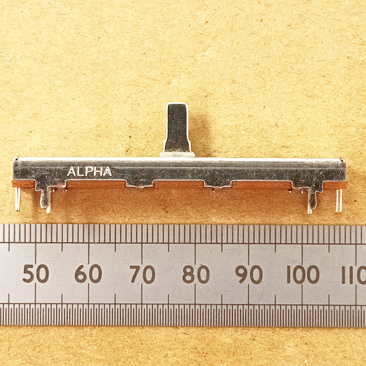 Stereo Slider 45mm Travel Dual Linear Fader Potentiometer B10K 60mm B10KX2