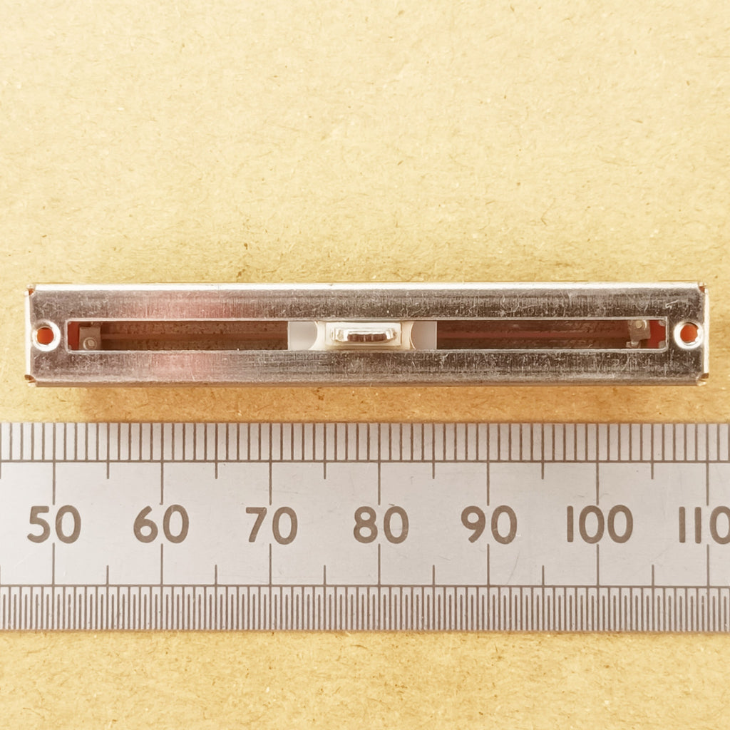 Stereo Slider 45mm Travel Dual Linear Fader Potentiometer B10K 60mm B10KX2