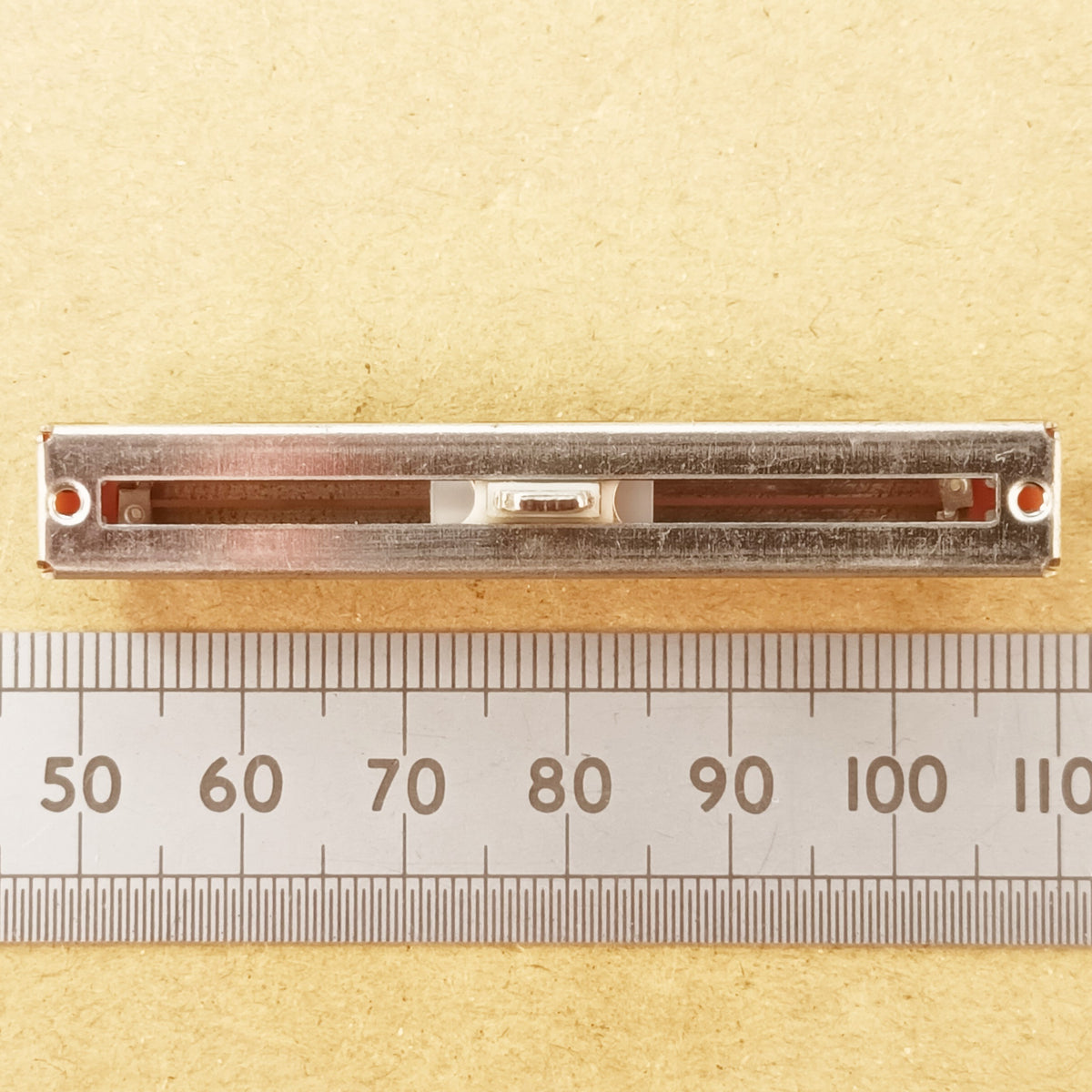 Stereo Slider 45mm Travel Dual Linear Fader Potentiometer B10K 60mm B10KX2