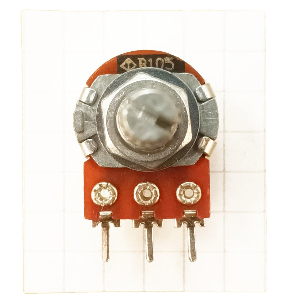 Centre Detent Click Pot, Splined Shaft Linear Potentiometer B