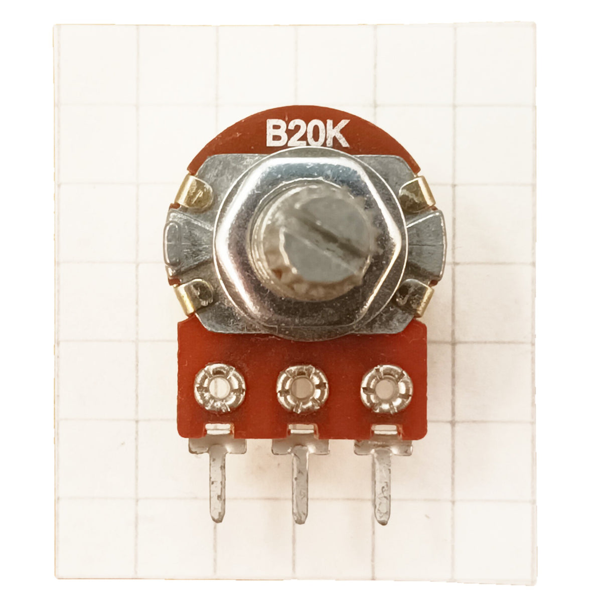 Potentiometer 16mm Linear Splined Shaft B BAS