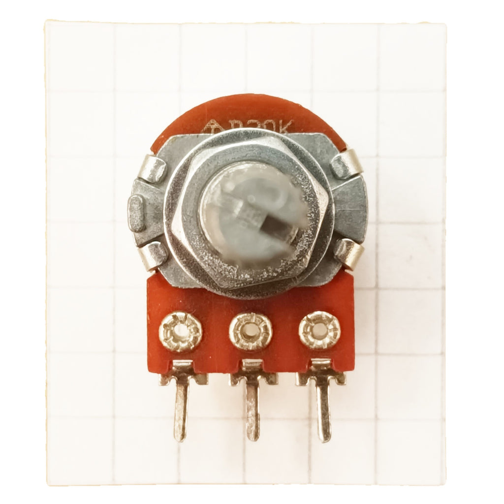 Centre Detent Click Pot, Splined Shaft Linear Potentiometer B