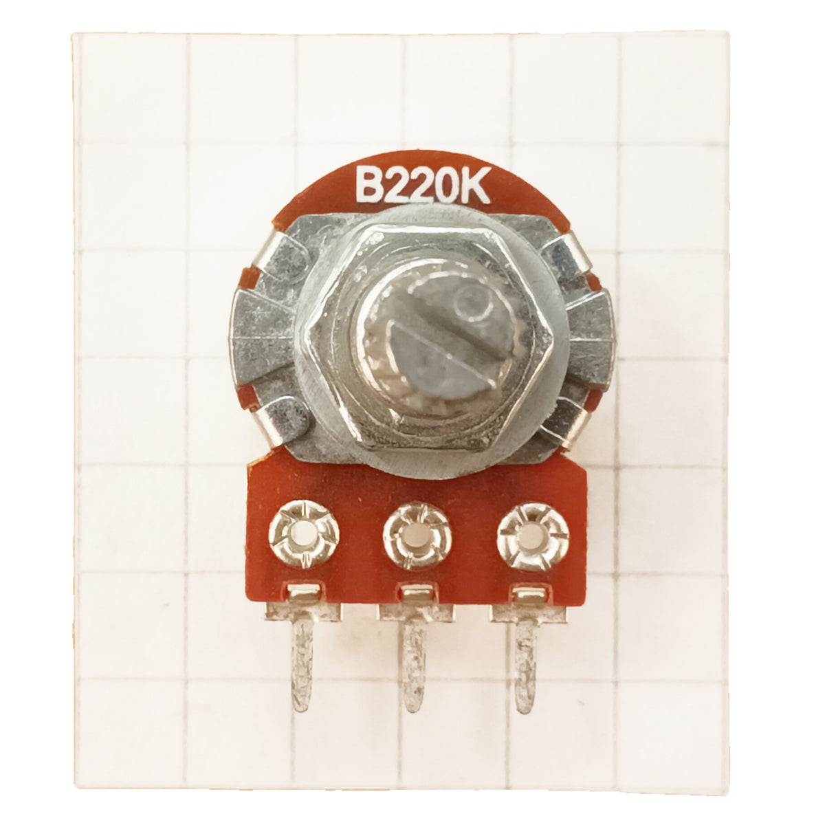 Potentiometer 16mm Linear Splined Shaft B BAS