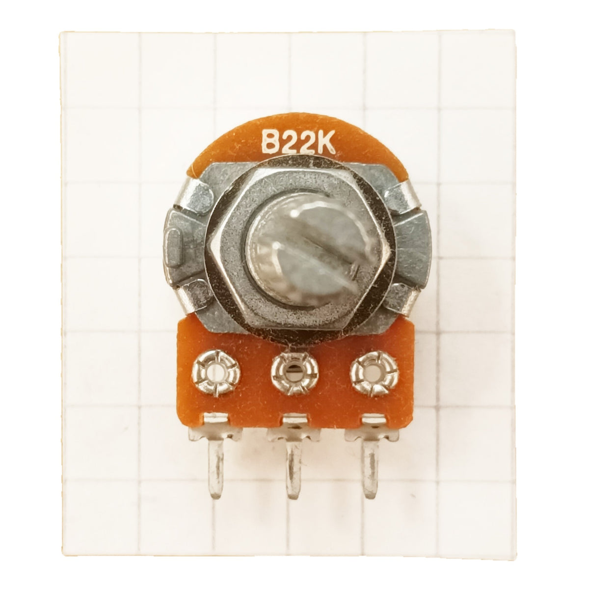 Potentiometer 16mm Linear Splined Shaft B BAS