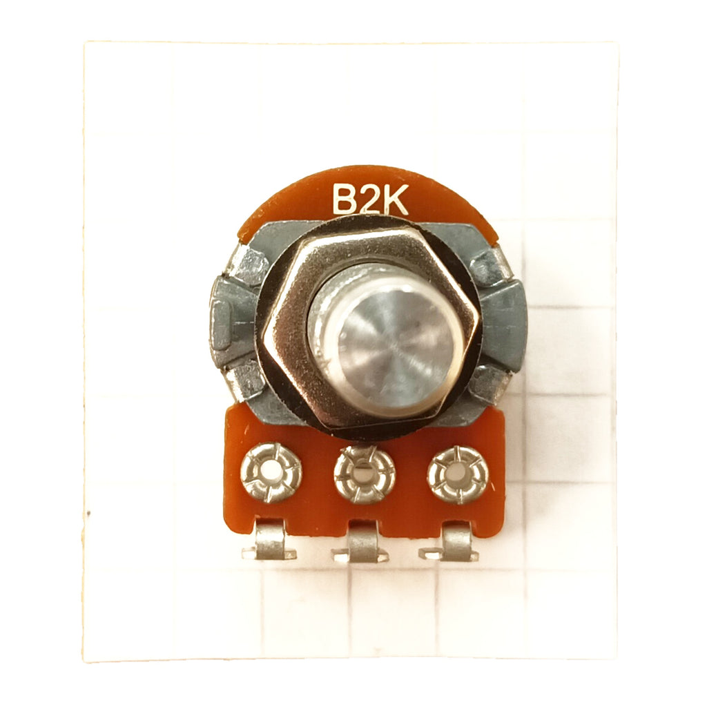 Long Thread 6.35mm Round Shaft Solder Lug 16mm Linear Potentiometer B R63GL