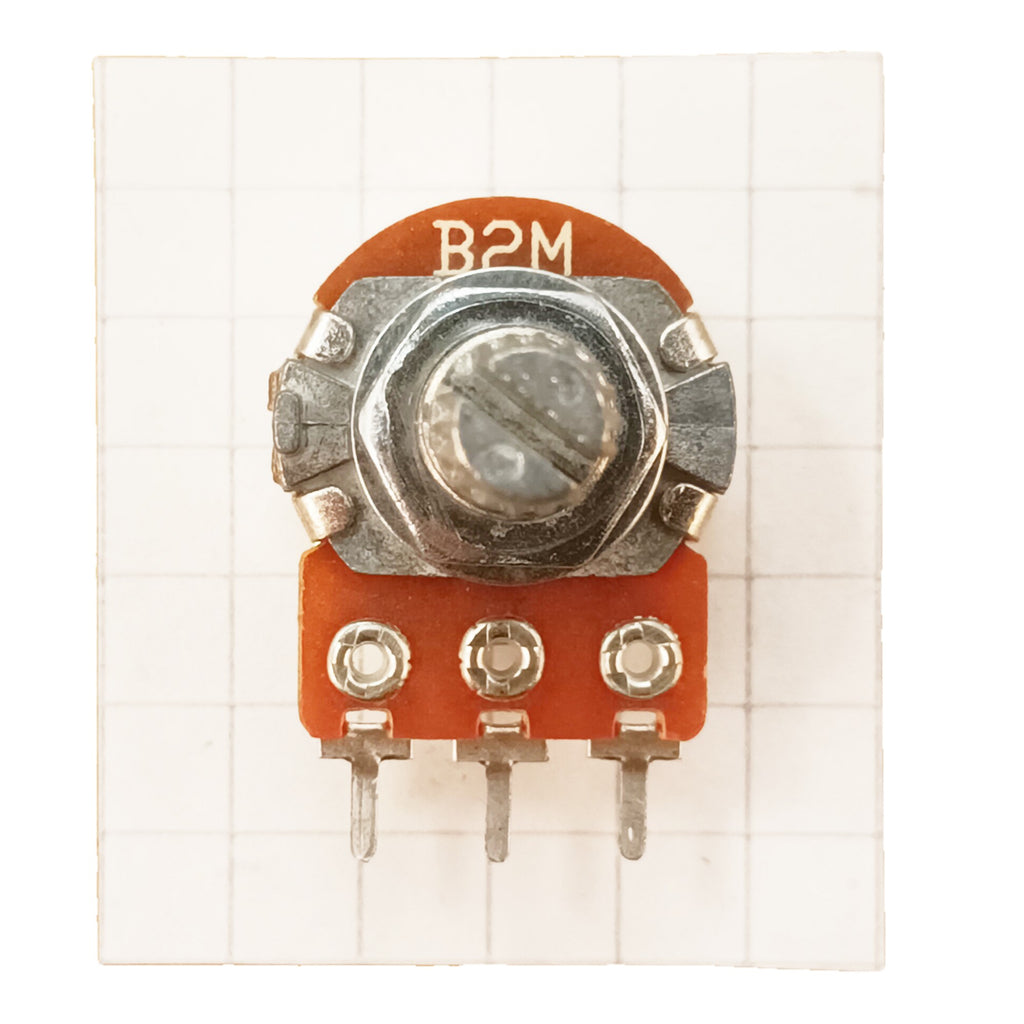 B2M or B5M High Resistance Value Mono Potentiometer Linear T18 Splined B BAS