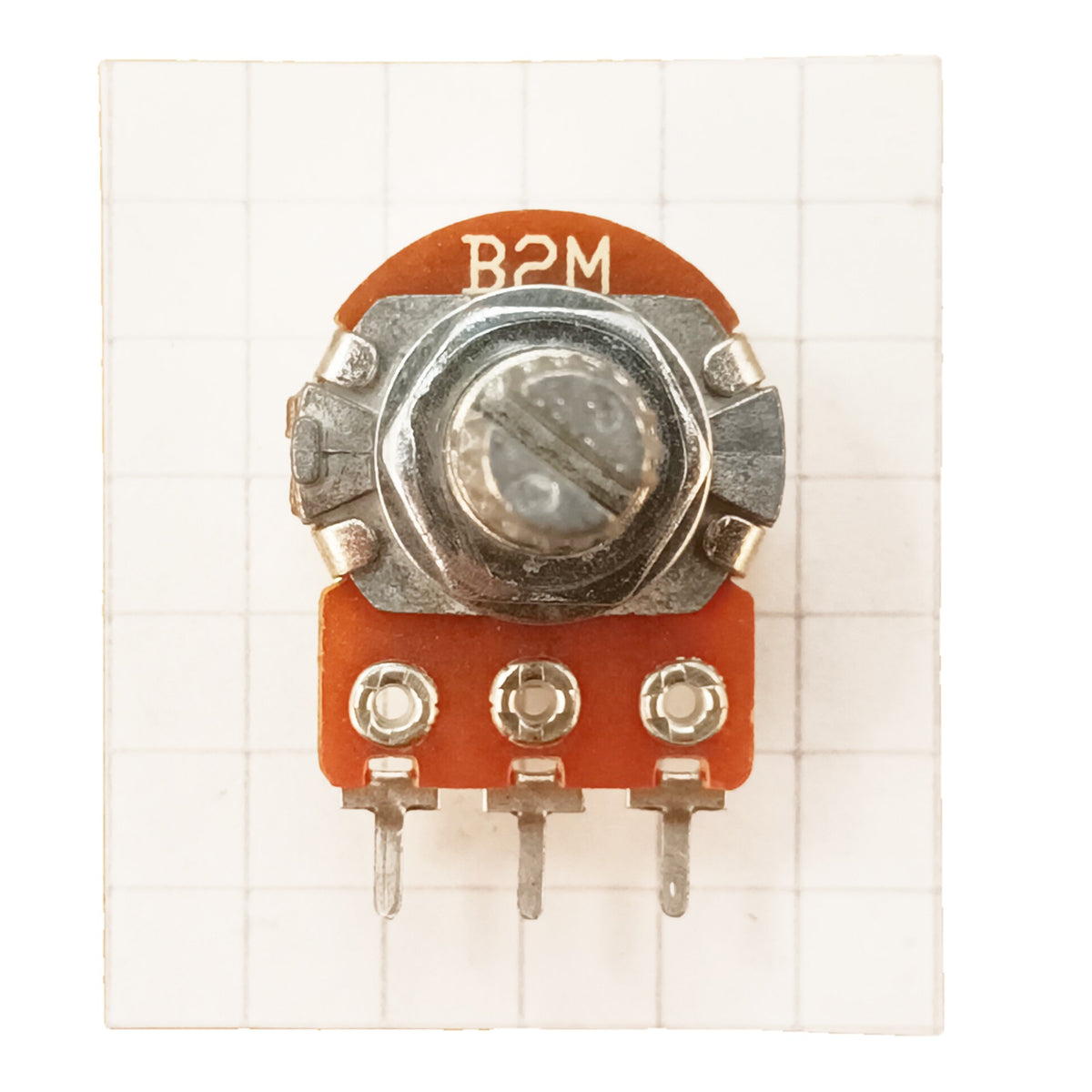 B2M or B5M High Resistance Value Mono Potentiometer Linear T18 Splined B BAS