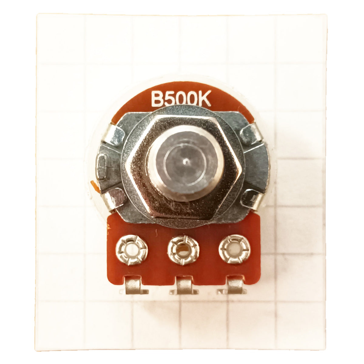 Linear Potentiometer 6.3mm 0.25 Inch Round Shaft Solder Lug 16mm B RSL63