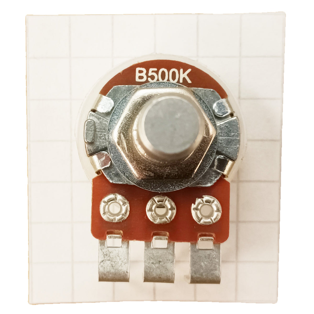 Linear Potentiometer Vertical PCB Mount 6.3mm 0.25 Inch Round Shaft B VR63