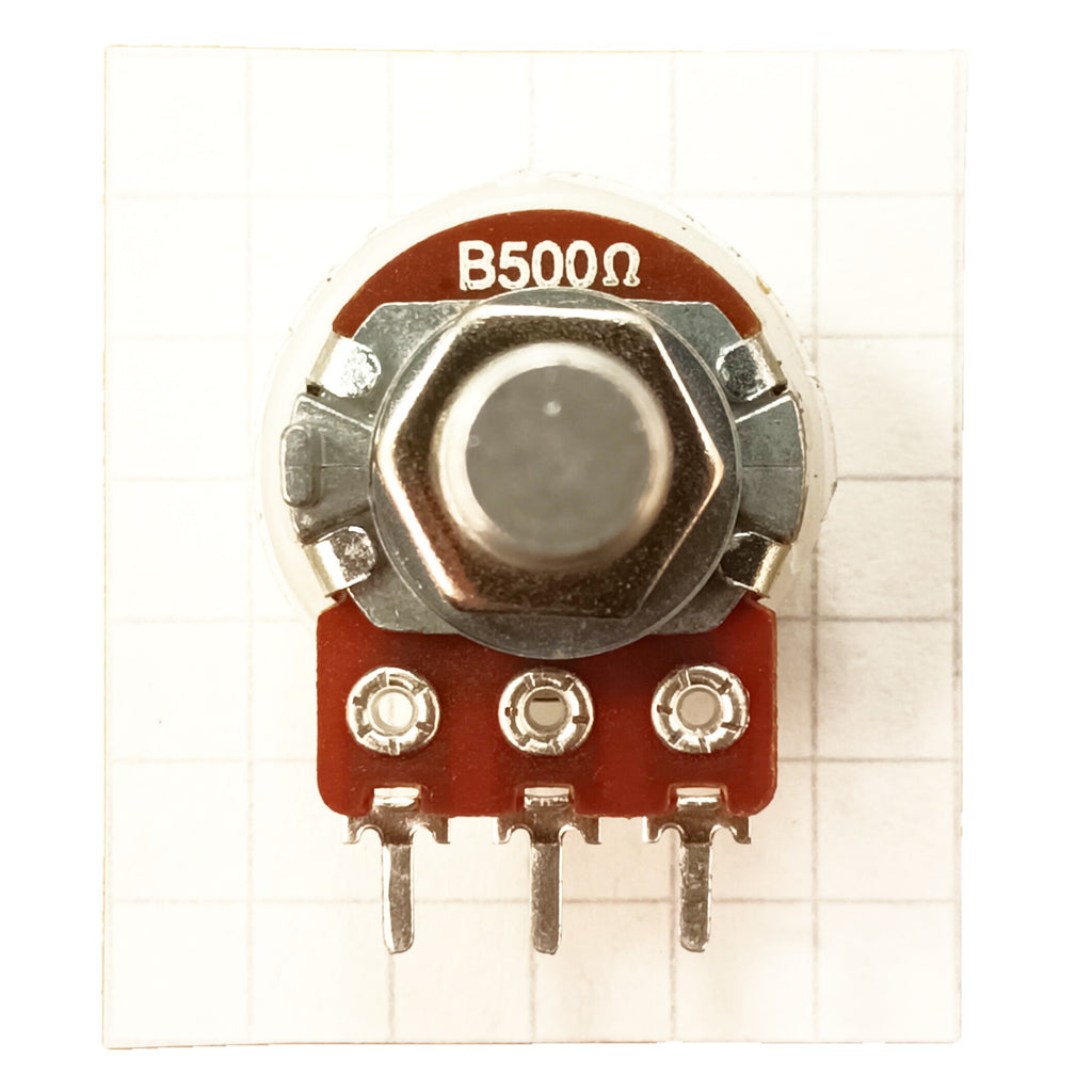 Linear Taper Potentiometer 6.3mm 0.25 Round Shaft 16mm B RSP63