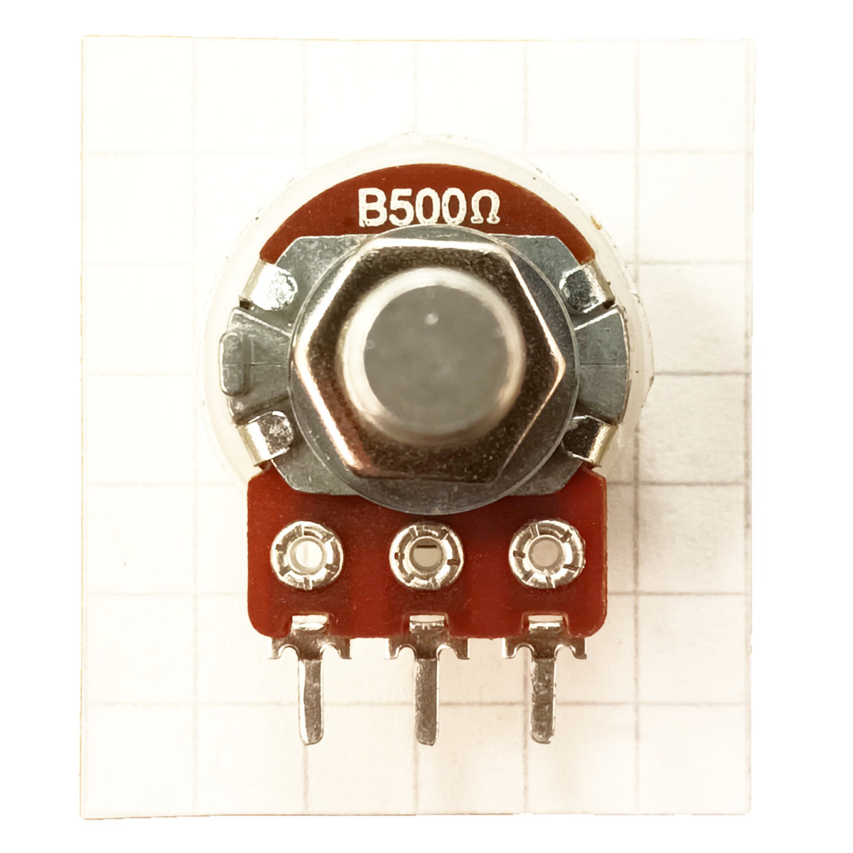 Linear Taper Potentiometer 6.3mm 0.25 Round Shaft 16mm B RSP63