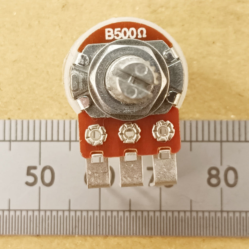 Potentiometer Linear Track Vertical PCB Mount Splined B VT18